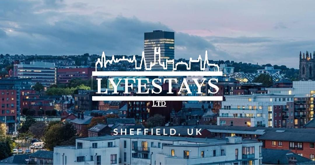 Penthouse Gem, Central, Scenic Views, Stylish, Modern, City Centre 2Br Sheffield Eksteriør bilde
